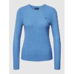 Hellblaue Ralph Lauren Polo Ralph Lauren Kaschmir-Pullover aus Wolle für Damen Größe XS 