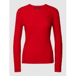 Rote Ralph Lauren Polo Ralph Lauren Kaschmir-Pullover aus Wolle für Damen Größe XS 