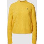Reduzierte Gelbe Ralph Lauren Polo Ralph Lauren Kaschmir-Pullover aus Wolle für Damen Größe XS 