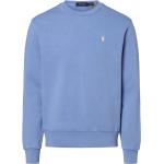 Blaue Unifarbene Ralph Lauren Polo Ralph Lauren Rundhals-Ausschnitt Herrensweatshirts aus Baumwolle Größe XL 