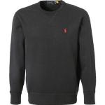 Schwarze Unifarbene Casual Ralph Lauren Polo Ralph Lauren Herrensweatshirts aus Baumwollmischung Größe XXL 