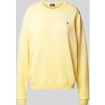 Gelbe Ralph Lauren Polo Ralph Lauren Damensweatshirts aus Baumwolle Größe L 
