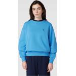 Türkise Ralph Lauren Polo Ralph Lauren Damensweatshirts aus Baumwollmischung Größe XS 