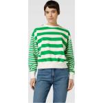 Grüne Gestreifte Ralph Lauren Polo Ralph Lauren Damensweatshirts aus Baumwolle Größe M 