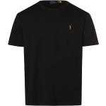 Schwarze Unifarbene Ralph Lauren Polo Ralph Lauren Rundhals-Ausschnitt T-Shirts für Herren Größe XXL 