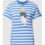 Blaue Ralph Lauren Polo Ralph Lauren T-Shirts aus Baumwolle für Damen Größe M 