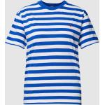 Blaue Gestreifte Ralph Lauren Polo Ralph Lauren T-Shirts aus Baumwolle für Damen Größe M 