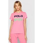 Reduzierte Rosa Ralph Lauren Polo Ralph Lauren T-Shirts für Damen Größe XS 