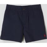 Marineblaue Ralph Lauren Polo Ralph Lauren Chino Shorts für Kinder mit Reißverschluss aus Baumwolle für Jungen Größe 188 