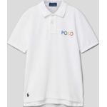 Weiße Ralph Lauren Polo Ralph Lauren Kinderpoloshirts & Kinderpolohemden aus Baumwolle für Jungen Größe 176 