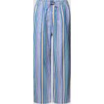 Hellblaue Gestreifte Ralph Lauren Polo Ralph Lauren Underwear Pyjamahosen aus Baumwolle für Herren Größe XXL 