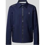 Marineblaue Unifarbene Ralph Lauren Polo Ralph Lauren Herrenjacken mit Reißverschluss aus Polyester Größe XL 