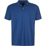Reduzierte Mitternachtsblaue Halblangärmelige Fynch Hatton Herrenpoloshirts & Herrenpolohemden aus Baumwolle maschinenwaschbar für den für den Sommer 