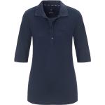 Marineblaue Halblangärmelige Joop! Damenpoloshirts & Damenpolohemden mit Vogel-Motiv aus Baumwolle maschinenwaschbar Größe XS 