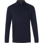 Marineblaue HUGO BOSS BOSS Herrenpoloshirts & Herrenpolohemden aus Baumwolle maschinenwaschbar 