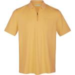 Gelbe Halblangärmelige Bugatti Shirts mit Tasche mit Reißverschluss aus Jersey maschinenwaschbar für Herren Größe 3 XL 
