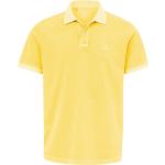 Reduzierte Gelbe Halblangärmelige Gant Herrenpoloshirts & Herrenpolohemden aus Baumwolle maschinenwaschbar Größe 3 XL 