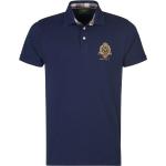Reduzierte Marineblaue Halblangärmelige Hackett Herrenpoloshirts & Herrenpolohemden aus Baumwolle maschinenwaschbar 