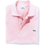 Rosa Halblangärmelige Lacoste Herrenpoloshirts & Herrenpolohemden aus Baumwolle maschinenwaschbar 