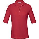 Rote Halblangärmelige Lacoste Damenpoloshirts & Damenpolohemden aus Baumwolle maschinenwaschbar Größe XL 