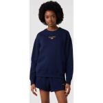 Marineblaue Ralph Lauren Polo Sport Damensweatshirts aus Baumwollmischung Übergrößen 