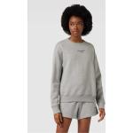 Hellgraue Ralph Lauren Polo Sport Damensweatshirts aus Baumwollmischung Größe XS 