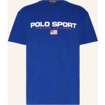 Blaue Ralph Lauren Polo Sport T-Shirts aus Baumwolle für Herren Größe XL 