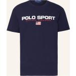 Dunkelblaue Ralph Lauren Polo Sport T-Shirts aus Baumwolle für Herren Übergrößen 