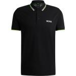 Schwarze HUGO BOSS BOSS Herrenpoloshirts & Herrenpolohemden aus Baumwollmischung Größe XS 