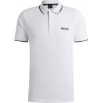 Weiße HUGO BOSS BOSS Herrenpoloshirts & Herrenpolohemden aus Baumwollmischung Größe XS 