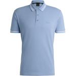Hellblaue HUGO BOSS BOSS Herrenpoloshirts & Herrenpolohemden aus Baumwolle Größe XS 