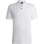Weiße Gestreifte HUGO BOSS BOSS Herrenpoloshirts & Herrenpolohemden aus Baumwolle Größe 6 XL 