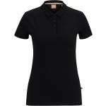 Schwarze HUGO BOSS BOSS Bio Damenpoloshirts & Damenpolohemden aus Baumwolle Größe XS 