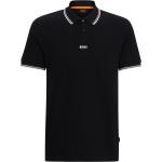 Schwarze HUGO BOSS BOSS Herrenpoloshirts & Herrenpolohemden aus Baumwolle Größe 3 XL 