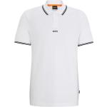 Weiße HUGO BOSS BOSS Herrenpoloshirts & Herrenpolohemden aus Baumwolle Größe 3 XL 