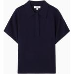 Marineblaue COS Damenpoloshirts & Damenpolohemden aus Spitze Größe M 
