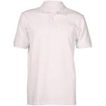 Weiße Gesteppte Modyf Herrenpoloshirts & Herrenpolohemden mit Knopf aus Baumwolle 