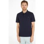 Reduzierte Marineblaue Kurzärmelige Calvin Klein Kurzarm-Poloshirts für Herren Größe 3 XL 