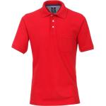 Rote Casual Redmond Casual Herrenpoloshirts & Herrenpolohemden aus Baumwolle 