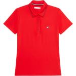Rote Gestreifte Sportliche Tommy Hilfiger Harlem Herrenpoloshirts & Herrenpolohemden aus Polyester Größe S 