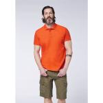 Reduzierte Orange Gardena Nachhaltige Herrenpoloshirts & Herrenpolohemden mit Knopf aus Baumwolle Größe XL Große Größen 