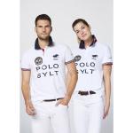 Reduzierte Beige Gestreifte Polo Sylt Damenpoloshirts & Damenpolohemden aus Baumwolle Größe XS 