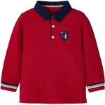 Rote Langärmelige Mayoral Langarm-Poloshirts für Kinder aus Baumwollmischung für Jungen Größe 92 