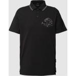 Schwarze Unifarbene Armani Exchange Herrenpoloshirts & Herrenpolohemden Größe M 
