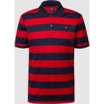 Rote Gestreifte PAUL & SHARK Herrenpoloshirts & Herrenpolohemden aus Baumwolle Größe 3 XL 