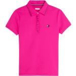 Pinke Tommy Hilfiger Performance Damenpoloshirts & Damenpolohemden aus Polyester Größe XXS 