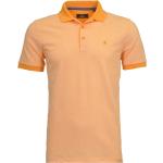 Orange Unifarbene Kurzärmelige Kurzarm-Poloshirts für Herren Größe M 