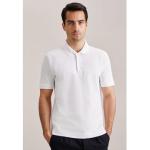 Reduzierte Weiße Unifarbene Kurzärmelige Seidensticker Nachhaltige Kurzarm-Poloshirts aus Jersey für Herren Größe 3 XL 