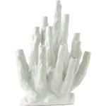 Weiße 20 cm Pols Potten Vasen & Blumenvasen mit Tulpenmotiv aus Porzellan 