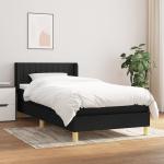 Schwarze Brayden Studio Betten mit Matratze aus Holz höhenverstellbar 80x200 